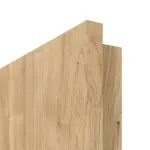 Detailbild der runden Türkante von Asteiche LA Bullauge Basic Durat Innentür - Huga