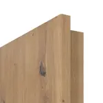 Detailansicht der runden Kante von WESTAG Brandschutztür T-30 Artis Eiche Ei 793 PortaLit CPL