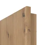 Detailansicht der runden Kante von WESTAG Brandschutztür T-90 Artis Eiche Ei 793 PortaLit CPL