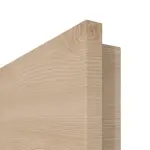 Detailansicht der Premiumkante von GARANT Doppelflügeltür inkl. Zarge Quer Authentic Achat CPL mit Lichtausschnitt LA-DIN Sprosse SP0