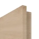 Detailansicht der Premiumkante von GARANT Doppelflügeltür inkl. Zarge Quer Authentic Achat GCK08 mit Lichtausschnitt LA-DIN Sprosse SP0