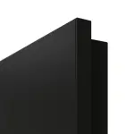 Detailansicht der Premiumkante von GARANT Rauchschutztür 0901-60 Black Resopal