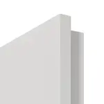 Detailansicht der Premiumkante von GARANT Schallschutztür 0160-60 Silver Grey CePaL mit Lichtausschnitt LA-3