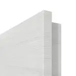 Detailansicht der Premiumkante von GARANT Wärmeschutztür Quer Authentic Grigio GCK08