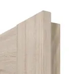 Detailansicht der eckigen Kante von CLASSEN Doppelflügeltür Havana M1 Eiche Sonoma 3D Look inkl. Zarge 