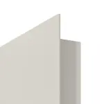 Detailansicht der eckigen Kante von TECKENTRUP Komplettset 2-flg. Stahl Mehrzwecktür dw 42-2 mit Rechteckverglasung Ausschnitt 1 inkl. Eckzarge