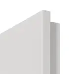 Detailansicht der kleinen Rundkante von GARANT Schallschutztür 0160-60 Silver Grey CePaL