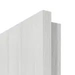 Detailansicht der eckigen Kante von GARANT Brandschutztür T30 Corona 832 Authentic Grigio CePaL