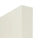 Detailansicht der stumpfen Kante von WESTAG Doppelflügel-Schiebetür Bretagne Typ 3001 Weißlack