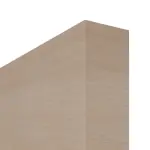 Detailansicht der stumpfen Kante von WESTAG Doppelflügel-Schiebetür Pinie Hell Cross Pic 11 PortaLit CPL