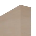 Detailansicht der stumpfen Kante von WESTAG Doppelflügel-Schiebetür Pinie Hell Cross Pic 11 PortaLit CPL mit Lichtausschnitt LA-1B