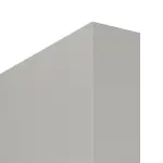 Detailansicht der stumpfen Kante von WESTAG Doppelflügel-Schiebetür Hellgrau A 402 PortaLit CPL mit Lichtausschnitt LA-1D