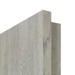 Detailansicht der eckigen Kante von Doppelflügeltür Stone II M1 Eiche Gessato Dekorfolie inkl. Zarge