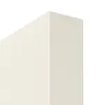 Detailansicht der stumpfen Kante von Provence Typ 4002 B Weißlack Schiebetür - Westag