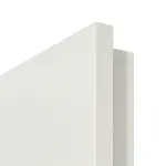 Detailansicht der Premiumkante von GARANT Rauchschutztür Corona 850 Weiß Struktur Premium CePaL