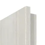 Detailansicht der runden Kante von CLASSEN Doppelflügeltür Tetyda M3 Norwegische Esche CPL mit Lichtausschnitt inkl. Zarge