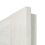 Detailansicht der eckigen Kante von CLASSEN Doppelflügeltür Havana M4 Norwegische Esche CPL mit Lichtausschnitt inkl. Zarge