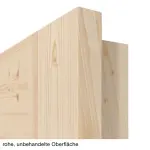 Detailansicht der Oberfläche von Typ 6002-SP10 Fichte Massivholz Doppelflügeltür inkl. Zarge - Radex