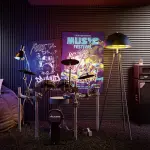 Wandpaneel schwarz Akustik Perform S 2400 x 300 mm 2