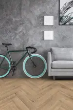 Ansicht von Deine Tür Collection Laminat Rello Eiche Fishbone Collection Bild 3