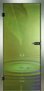 Waterdrop Glastür Piktura Loft - Farbdrucktür