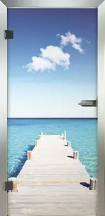 Holiday Glastür Piktura Loft - Farbdrucktür