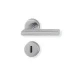 Drückergarnitur Amsterdam Edelstahl Rundrosette BB-Ausführung - HOPPE