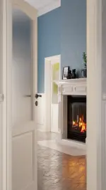 Milieu Detail von Model Anne LA-1G massive Stiltür - Jeld-Wen