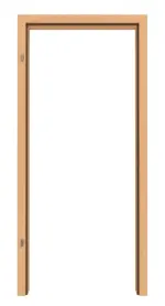 Frontbild von Französische Buche ProLine Duradecor Holzzarge für Brandschutztüren (Rundkante) - Hörmann