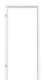 Frontbild von Weiß RAL 9016 ProLine Duradecor Zarge für Wohnungseingangstüren (Rundkante) - Hörmann