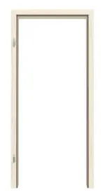 Frontbild von HUGA Zarge Lärche lasiert Durat Basic mit runder Kante