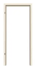 Frontbild von Lärche lasiert Basic Durat Holzzarge für Brandschutztüren (Rundkante) - Huga