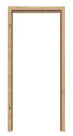 Frontbild von Asteiche Basic Durat Zarge für Wohnungseingangstüren (Rundkante) - Huga