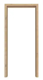 Frontbild von HUGA Zarge Asteiche Durat Basic mit runder Kante