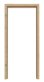 Frontbild von Asteiche Basic Durat Holzzarge für Brandschutztüren (Rundkante) - Huga