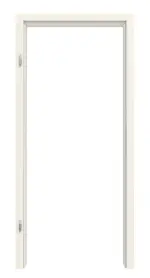 Frontbild von Reinweiß RAL 9010 BaseLine Lack Holzzarge (Rundkante) - Hörmann