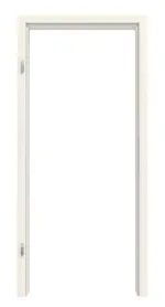 Frontbild von HUGA Zarge Weiß ähnlich RAL 9010 Durat mit runder Kante