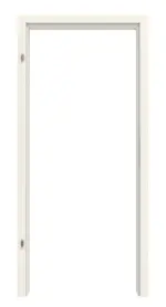 Frontbild von Weiß ähnlich RAL 9010 Basic Lack Holzzarge für Rauchschutztüren (Rundkante) - Huga