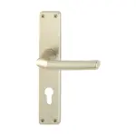 PZ-Ausführung Drückergarnitur Birmingham Alu Neusilber Langschild - HOPPE