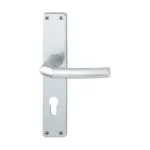 PZ-Ausführung  Drückergarnitur Birmingham Alu Natur Langschild - HOPPE