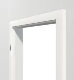 Detailansicht von Blendrahmen Glatt Premium Weißlack RAL 9016