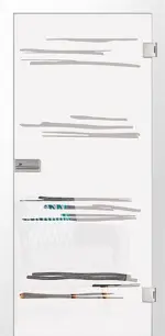 Bild von Bukarest Mattprint Glastür mit Motiv klar - Erkelenz