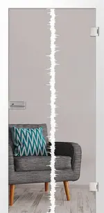 Bild von Calma Mattprint Glastür mit Motiv matt - Erkelenz