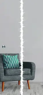 Bild von Calma Mattprint Schiebetür Ganzglas mit Motiv matt - Erkelenz