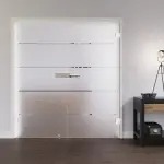 Wohnmilieu mit Modell 345 Ganzglas Doppelflügeltür