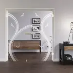 Wohnmilieu mit Modell 3508 Ganzglas Doppelflügeltür