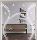 Bild mit Modell 3508 Ganzglas Doppelflügeltür