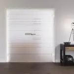 Wohnmilieu mit Modell 368 Ganzglas Doppelflügeltür