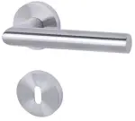 Detailansicht des Drückers von WESTAG Innentür-Set Platineiche Cross EIC 424 PortaLit CPL mit Zarge und Drücker