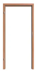 Bild von Buche Blumig BU 88 GetaLit Zarge (eckig mit 2 mm Radius) für Rauchschutztür - Westag